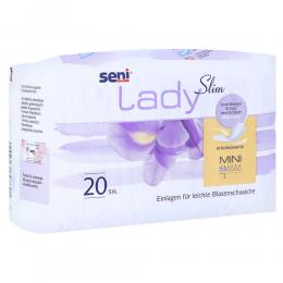 Ein aktuelles Angebot für SENI Lady Slim Inkontinenzeinlage mini 20 St ohne Inkontinenz & Blasenschwäche - jetzt kaufen, Marke TZMO Deutschland GmbH.