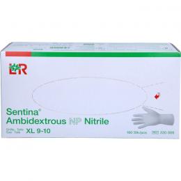 SENTINA Ambidextrous Nitrile U-Hands.unster.Gr.XL 180 St.