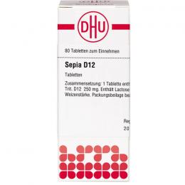 SEPIA D 12 Tabletten 80 St.