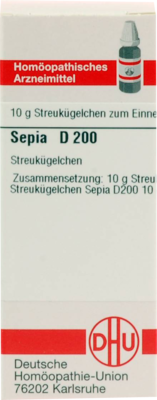 SEPIA D 200 Globuli 10 g