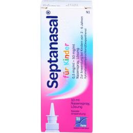 SEPTANASAL für Kinder 0,5 mg/ml + 50 mg/ml Nasens. 10 ml