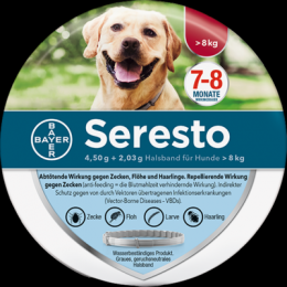 SERESTO 4,50g + 2,03g Halsband fr Hunde ab 8kg 1 St