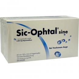 SIC OPHTAL sine Augentropfen 120 X 0.6 ml Augentropfen