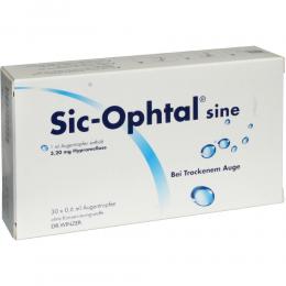 SIC OPHTAL sine Augentropfen 30 X 0.6 ml Augentropfen