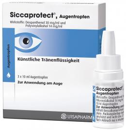 SICCAPROTECT Augentropfen 3 X 10 ml Augentropfen