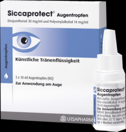 SICCAPROTECT Augentropfen 3X10 ml