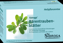 SIDROGA Brentraubenblttertee Filterbeutel 20X2.0 g