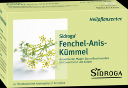 SIDROGA Fenchel Anis Kmmel Tee Filterbeutel 20X2.0 g
