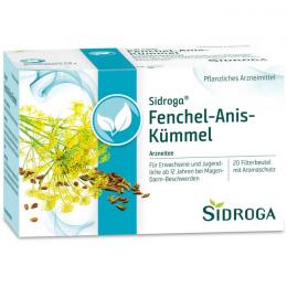 SIDROGA Fenchel Anis Kümmel Tee Filterbeutel 40 g