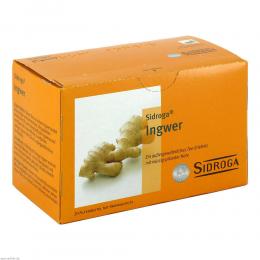 SIDROGA Ingwer Tee Filterbeutel 20 X 0.75 g Tee