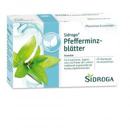 Ein aktuelles Angebot für Sidroga Pfefferminzblätter 20 X 1.5 g Tee Tees - jetzt kaufen, Marke Sidroga Gesellschaft für Gesundheitsprodukte mbH.