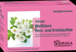 SIDROGA Weidorn Herz- und Kreislauftee Filterb. 20X1.5 g