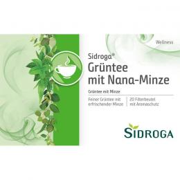 SIDROGA Wellness Grüntee m. Nana-Minze Filterb. 30 g