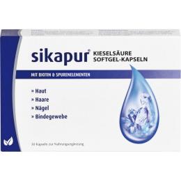 SIKAPUR Kieselsäure Softgel-Kapseln mit Biotin 30 St. (46 g)
