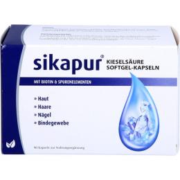 SIKAPUR Kieselsäure Softgel-Kapseln mit Biotin 90 St. (138 g)