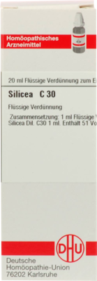 SILICEA C 30 Dilution 20 ml