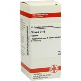 SILICEA D 10 Tabletten 80 St