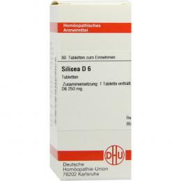 SILICEA D 6 80 St Tabletten