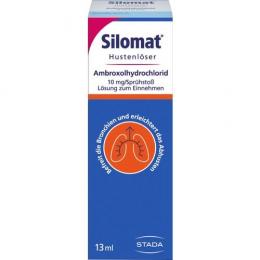 SILOMAT Hustenlöser Ambroxol 10mg/Sprü.Lsg.z.Einn. 13 ml