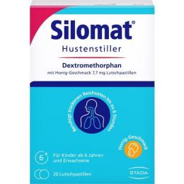 SILOMAT Hustenstiller DMP m.Honig-Geschm.7,7mg LUP 20 St.