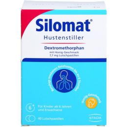 SILOMAT Hustenstiller DMP m.Honig-Geschm.7,7mg LUP 40 St.