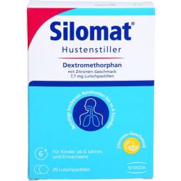 SILOMAT Hustenstiller DMP Zitron.-Geschm.7,7mg LUP 20 St.