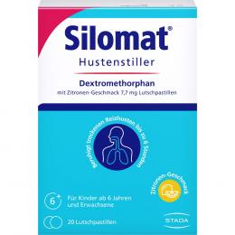 SILOMAT Hustenstiller DMP Zitron.-Geschm.7,7mg LUP 20 St Lutschpastillen