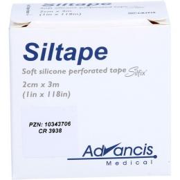 SILTAPE 2 cmx3 m Silikonpflaster 1 St.