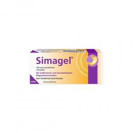 Ein aktuelles Angebot für Simagel 20 St Kautabletten Sodbrennen - jetzt kaufen, Marke MIBE GmbH Arzneimittel.