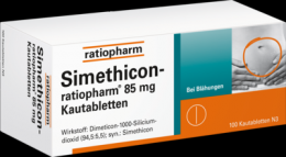 SIMETHICON-ratiopharm 85 mg Kautabletten 100 St