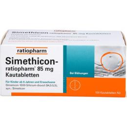 SIMETHICON-ratiopharm 85 mg Kautabletten 100 St.