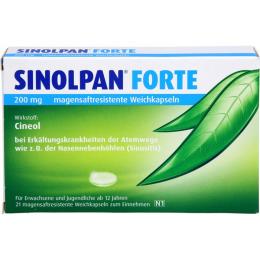 SINOLPAN forte 200 mg magensaftres.Weichkapseln 21 St.