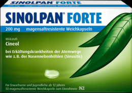 SINOLPAN forte 200 mg magensaftres.Weichkapseln 50 St