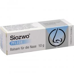 Ein aktuelles Angebot für SIOZWO Pflege Balsam für die Nase 10 g Balsam Schnupfen - jetzt kaufen, Marke Febena Pharma GmbH.