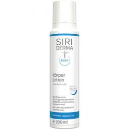 SIRIDERMA Körperlotion ohne Duftstoffe 200 ml