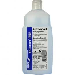 SKINMAN soft Händedesinfektion Spenderflasche 1000 ml Lösung