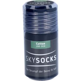 SKYSOCKS Cotton 280den AD 38/39 navy 2 St.