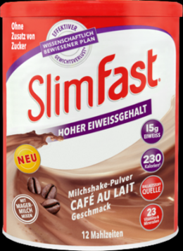 SLIM FAST Pulver Cafe au Lait 438 g