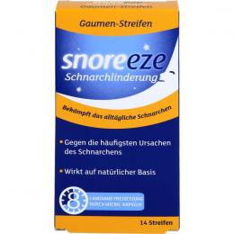 SNOREEZE Schnarchlinderung Gaumenstreifen 14 St.