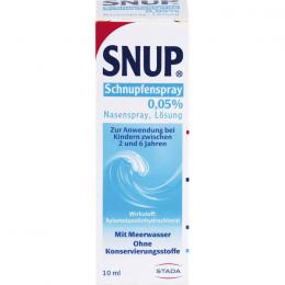 SNUP Schnupfenspray 0,05% Nasenspray 10 ml