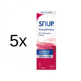 SNUP Schnupfenspray 0,1% Nasenspray 5 x 10 ml