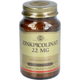 SOLGAR Zinkpicolinat 22 mg Tabletten 100 St.