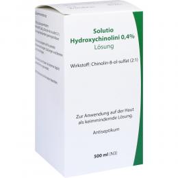 SOLUTIO HYDROXYCHIN. 0,4% 500 ml Lösung