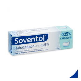 SOVENTOL Hydrocortisonacetat 0,25% Creme 20 g