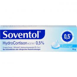 SOVENTOL Hydrocortisonacetat 0,5% Creme 15 g