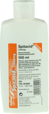 SPITACID Hndedesinfektion Spenderflasche 500 ml