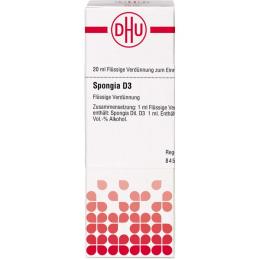 SPONGIA D 3 Dilution 20 ml