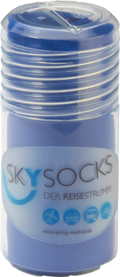 SPRING SKYSOCKS 70den Gr.40/41 blue 2 St