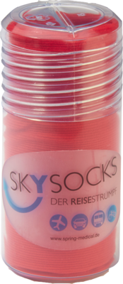 SPRING SKYSOCKS 70den Gr.42/43 red 2 St