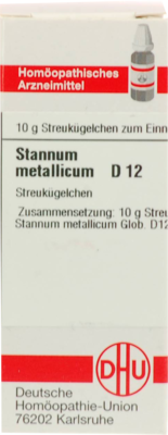 STANNUM METALLICUM D 12 Globuli 10 g